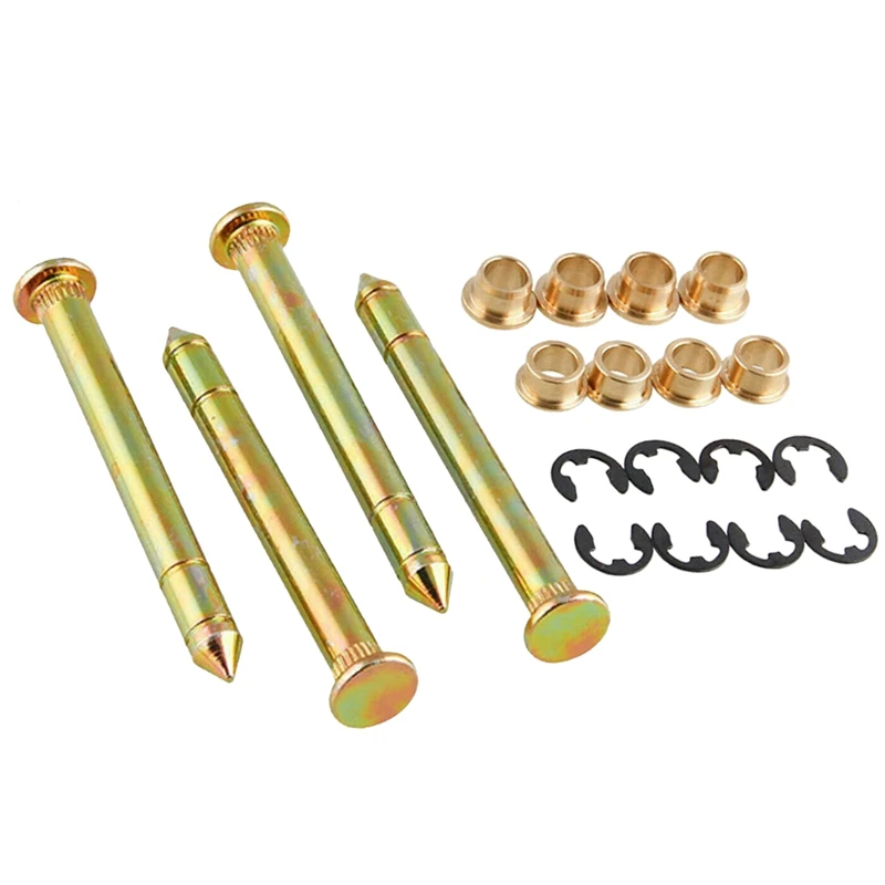 Door Hinge Pin & Pin Bushing Kit for Ford Bronco F150 F250 F350 Pickup Truck