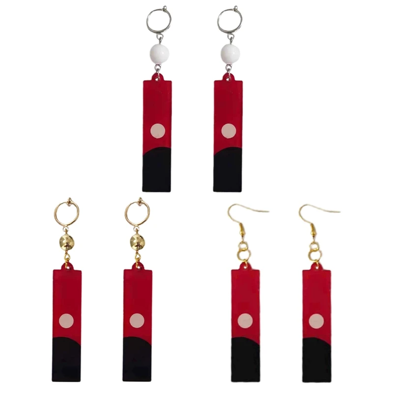 Anime Acrylic Printed Pendant Tokyo Revengers Peripheral Fashion Personality Earrings Accessories