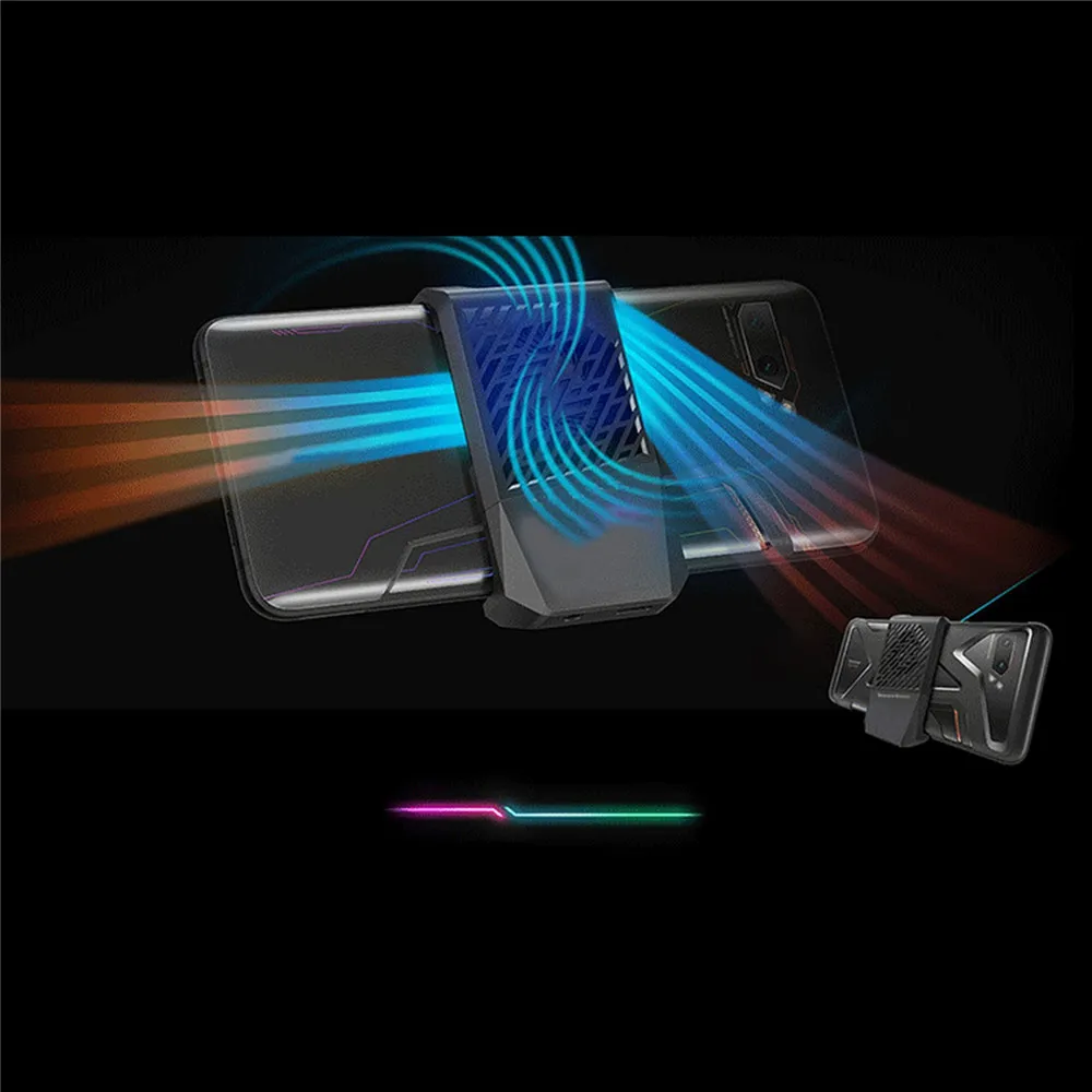  Mobile Phone Cooling Fan External Radiator Dock for Asus ROG 2 Smartphone Radiator Stand Mount Hold