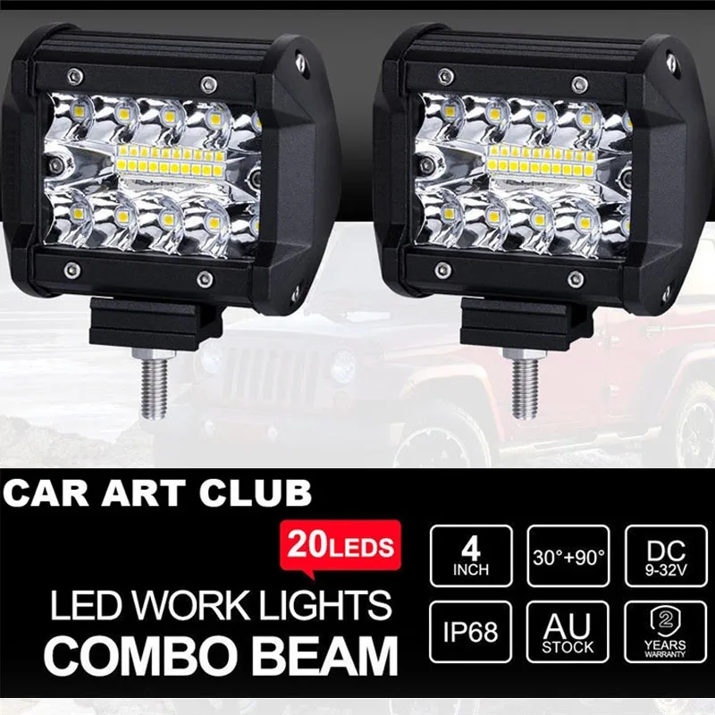 4 inch LED Bar Work Light for Driving Offroad Boat Car Tractor Truck 4x4 SUV ATV 12V 24V Rated 70W power bright led bar | Автомобили и