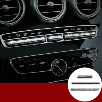 

Accessories Center console trim Rhinestone Style For Mercedes-Benz Car