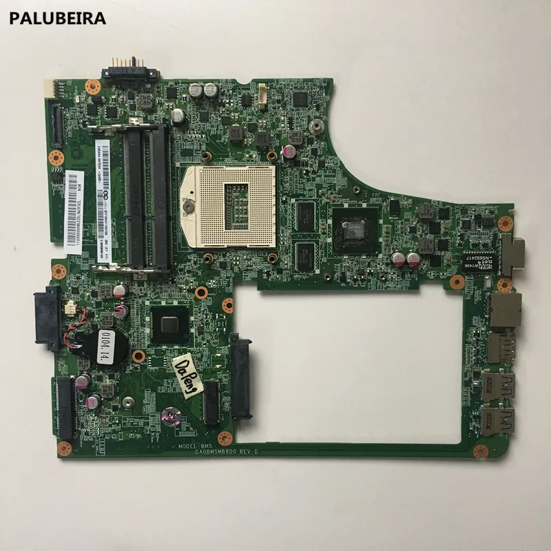 Материнская плата PALUBEIRA DA0BM5MB8D0 для lenovo B5400 M5400 материнская плата для ноутбука PGA947 DDR3 с видеокартой