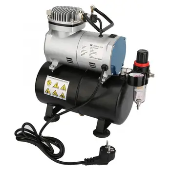 

3L 1/6 Horsepower Airbrush Compressor Piston Airbrush Spray gun Single Cylinder Piston Air Compressor + Pressure Regulator