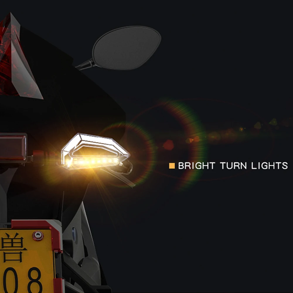 Мигающий мотоциклетный светодиодный сигнал поворота SPIRIT BEAST для kawasaki ninja 250r honda