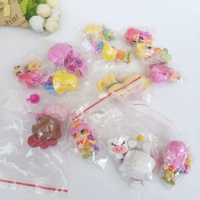 30PCS/lot Cartoon Assembly Girl Doll 4-5CM Pvc Kids Toys Limited Collection Birthday Gift Home Decoration 2