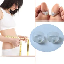 2 pcs=1 pair Soft Silicone Magnetic Toe Ring Keep Slim Fitness Weight Loss Product Slimming Magnetic Toe Ring Slimming Ring