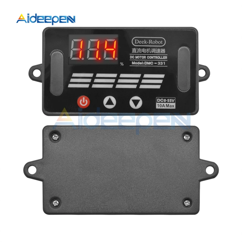 DC 8V-55V 10A DMC-331 Mini LED Digital Motor Speed ​​Regulator 12V 24V 36V 48V Motor Speed Controller