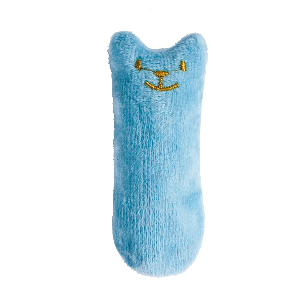 homemade cat toys Teeth Grinding Catnip Toys Funny Interactive Plush Cat Toy Pet Kitten Chewing Vocal Toy Claws Thumb Bite Cat mint For Cats hot pet toys best of sale Toys