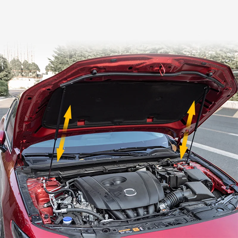 Для Mazda 3 Axela 3 автомобильный Стайлинг ремонт капота Газовый амортизатор подъемная стойка опорная штанга