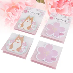 Bloc notes thème Sakura, papier créatif, Adorable, Style japonais (Style A B D), 4 pièces 