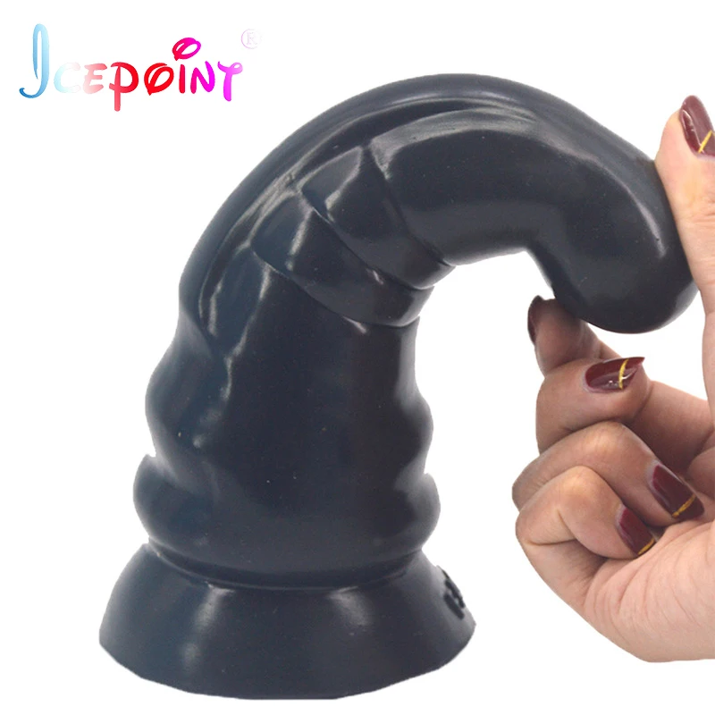 ICEPOINT Big anal plug Christmas hat large dildo butt plug anal toys massage adult sex products penis flirt masturbate sex shop