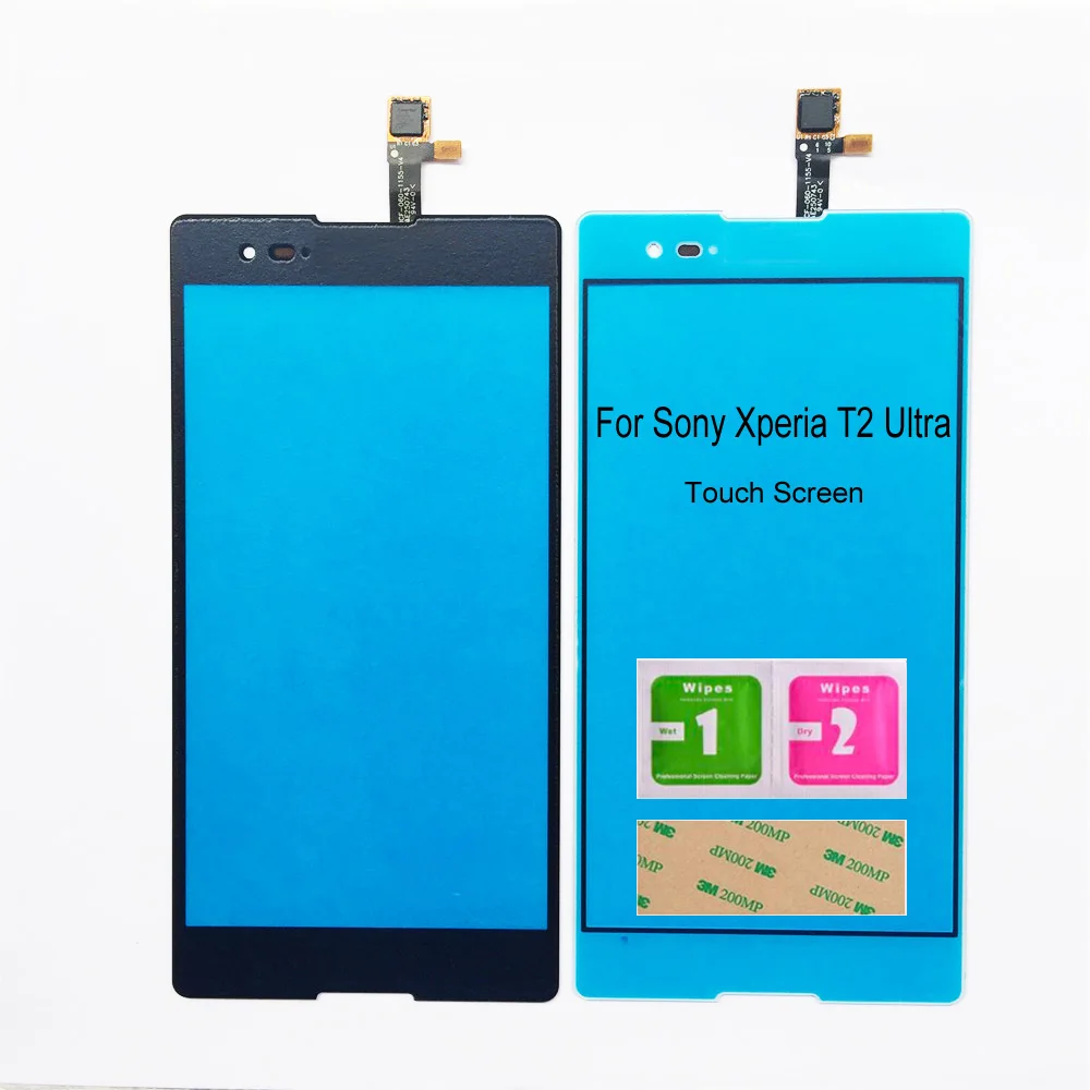 Сенсорная панель для Sony Xperia T2 Ultra Dual D5322 сенсорный экран дигитайзер Переднее