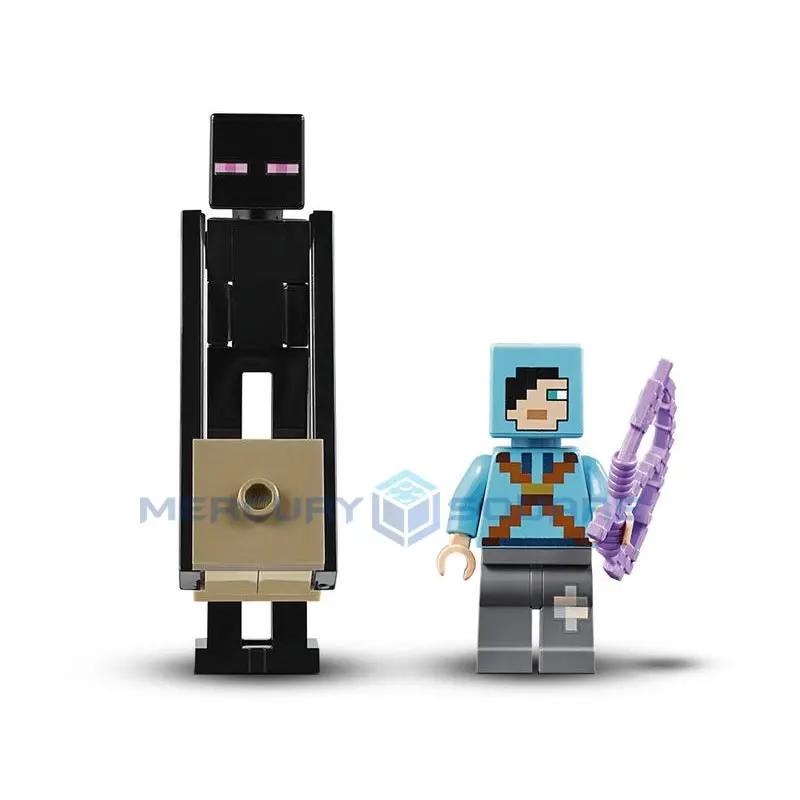 End Battle Building Blocks With Ender Dragon & Dragon Slayer Action Figures Compatible My World Bricks Set Gifts Toys 21151 End Battle Building Blocks With Ender Dragon & Dragon Slayer Action Figures Compatible My World Bricks Set Gifts Toys 21151