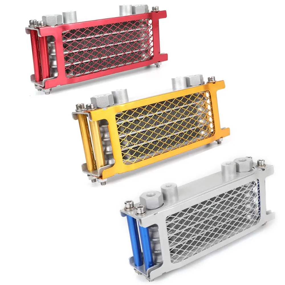 Motorcycle Oil Cooling Cooler Radiator Oil Cooler Set For 50cc 70cc 90cc 110cc 125cc 140cc Dirt Bike Monkey Bike DAX Pocket