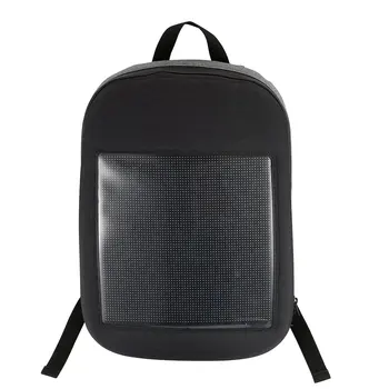 

LED smart dot matrix Advertising backpack Screen Dynamic Advertising DIY WiFi Laptop School Double Shoulder Bag dropshipping
