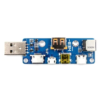 

USB Converter Conversion Board Multi-port multi-function conversion For MicroUSB TYPE-C DC PD