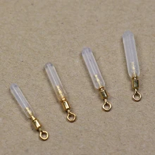 JIGEECARP 20шт Медная головка силиконовый поплавок сиденье анти узел вращающийся поплавок отдых трубка буй Держатель Рыболовные снасти