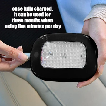 

Set LED Lights 5V 2.2W 12*9cm USB Charging Car Auto Roof Ceiling Trunk