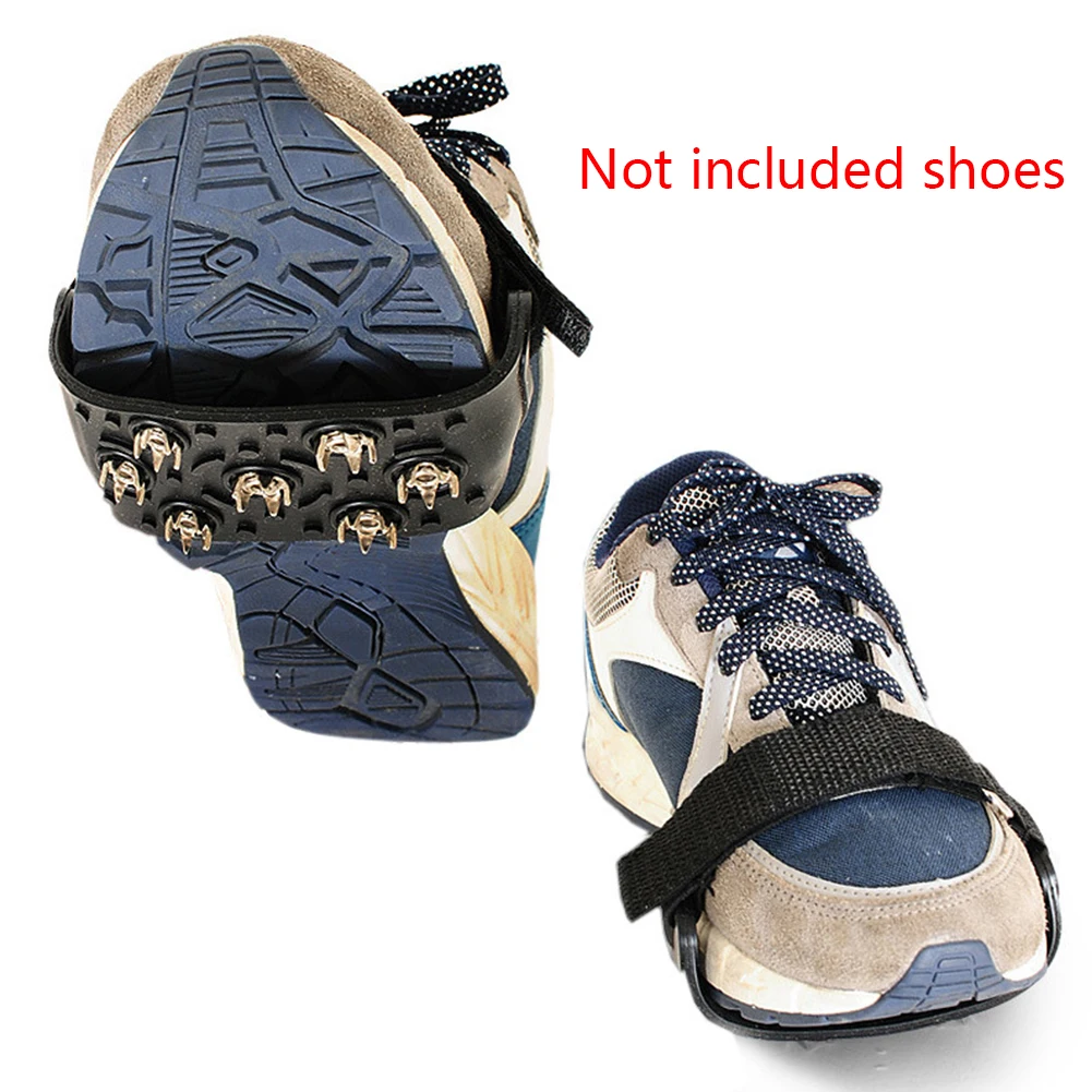 

7-Stud Cleats Sports Magic Sticker Gripper Winter Portable Snow Camping Spike Shoe Cover Outdoor Antiskid Crampons Climbing Ice
