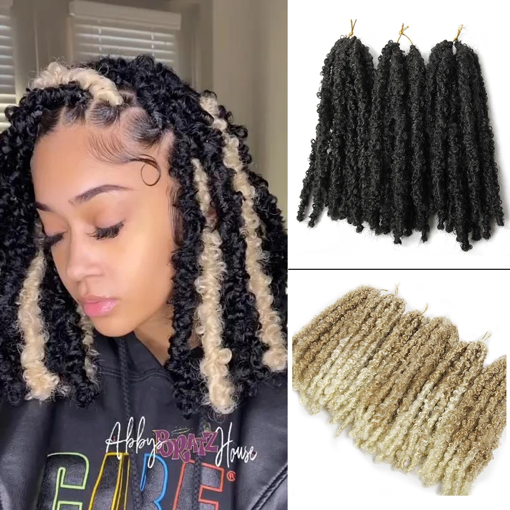 YxCheris Butterfly Locs Synthetic Crochet Hair Soft Faux Locs For Braids Natural Pre-Looped Hair Crochet Braids Hair Extensions