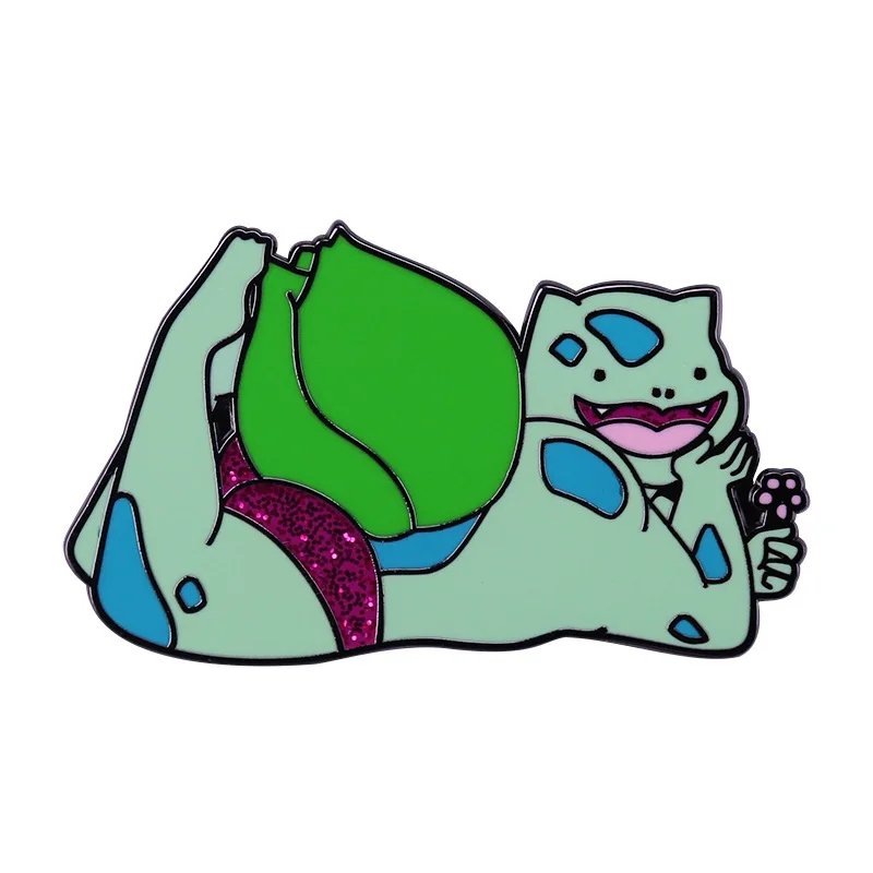 Милые эмалированные булавки с рисунком манги животных эльфов элфов Мультяшные