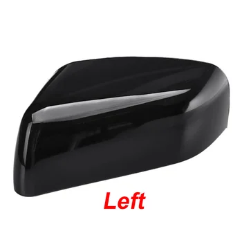 

1pc Left Side Mirror Cover For Land Rover Range Sport LR2 LR4 Rearview Left Front Glossy Black ABS Mirror Cover