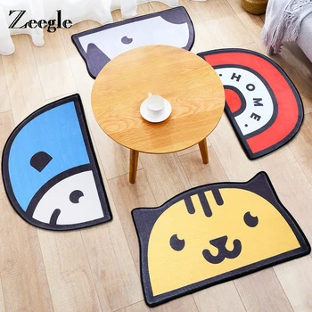 

Zeegle Creative Cartoon Animal Style Bathroom Mat Water Absorption Entrance Door Mat Anti-skid Carpet Rugs Kids Bedroom Play Pad