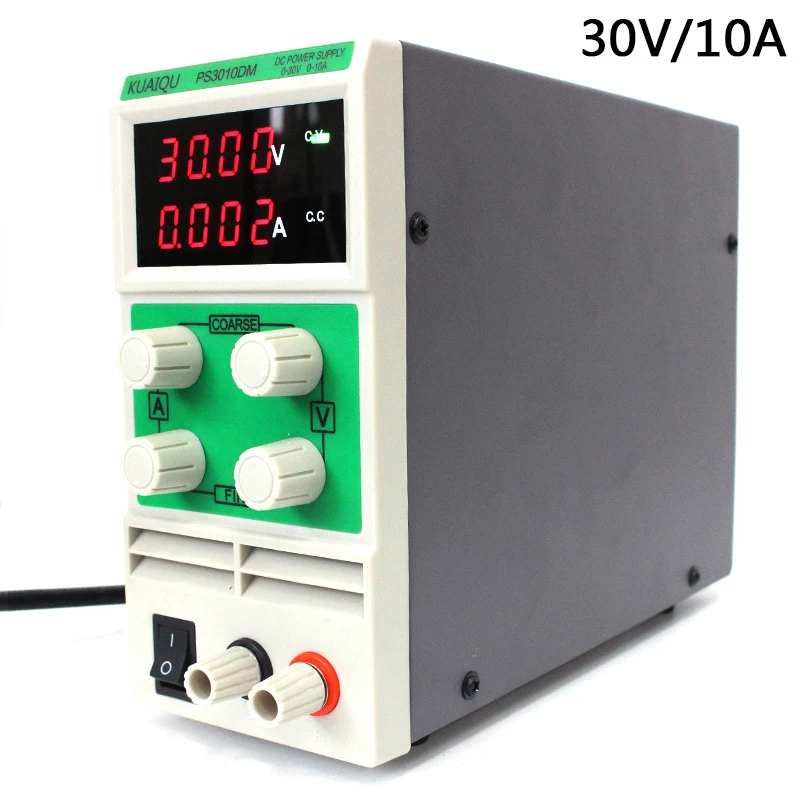 60V 5A -Four Brand: New, Color: PS605DM Utini KUAIQU Mini DC Power Supply PS3010DM 30V 10A 4 Digits Switching Power Supply Display Variable Adjustable Laboratory Power Supply - 