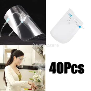

Clear Safety Full Face Shield Mask Goggles Visor Barbecue Protector Washable Anti-Fog Face Shield Protective Transparent Film