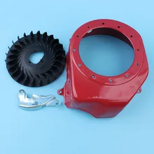 

Recoil Starter Flywheel Fan Side Cover Plate Shroud For Honda GX160 GX200 5.5HP 6.5HP 168F GX 160 200 Engine Generator