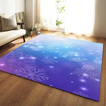 

Snowflake Pattern Large Carpet Palour Children Play Area Rugs Anti-slip Rug Home Tapetes Floor Mats Decoration for Living Room