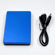 Stainless Steel Hard Disk Case 2.5 Inch USB3.0 External Hard Drive Enclosure No Tools Required In Seconds