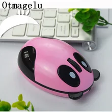 Мини Mute USB оптическая беспроводная мышь 2,4G приемник Милая панда мышь эргономичная мышь 1600 dpi компьютер ПК Ноутбук Настольная мышь s