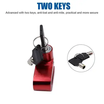 

Motorcycle Alarm Lock Motorbike Anti-theft Alarm Wheel For Brake Safety Siren Lock For Disc Security G9M9