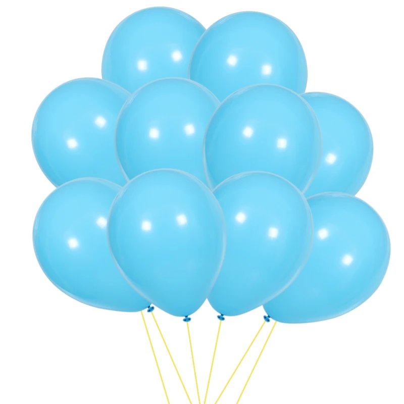 Light Blue 20 50 шт./лот 12 дюймов 1,5 г разноцветные жемчужные золотые белые латексные надувные шары для праздника свадебные украшения с днем рождения - Цвет: Light Blue