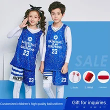 Basketball Clothes Kids Uniforms Suits Boys Girls Children Summer Basketball Sets 2020