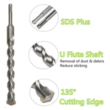 Free shipping SDS MAX shank 10/25*280mm impact drill bits carbide Tipped hammer Drill Bits for masonry work