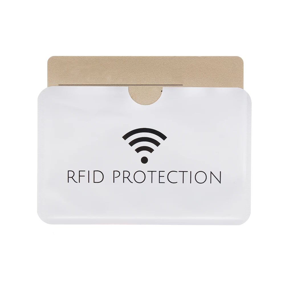 Card holder 10Pcs anti RFID ID card holder laser aluminium wallet blocking reader lock anti-theft bank card case credit cards covers