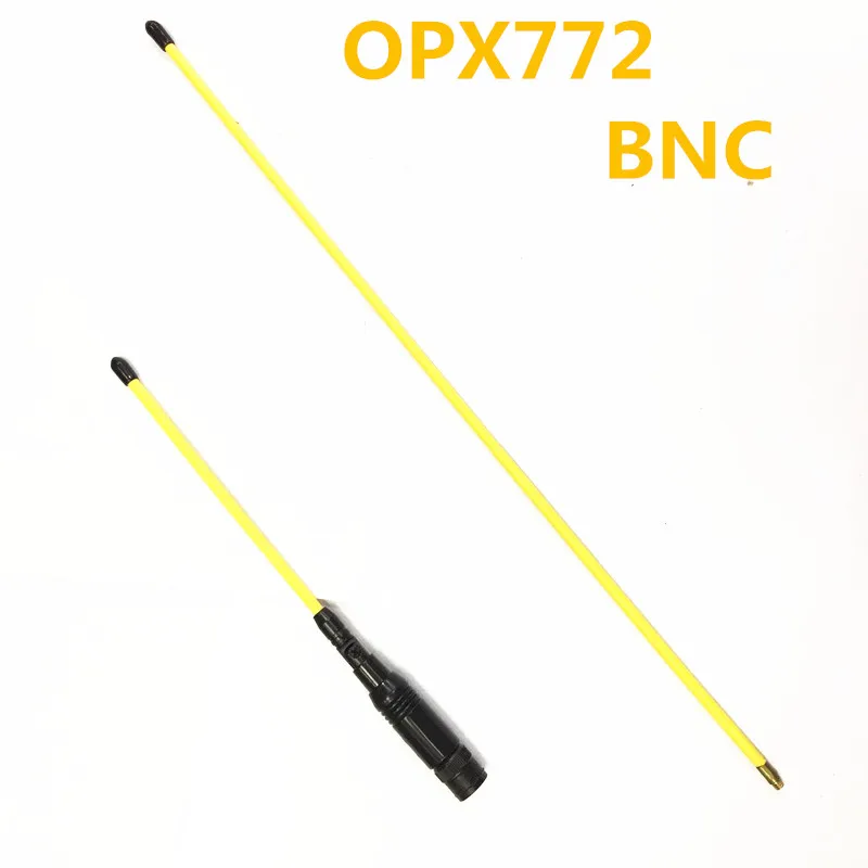 OPPXUN OPX-772 двухсегментная мягкая антенна желтый BNC для ICOM IC V8 IC V85 IC V80 радио