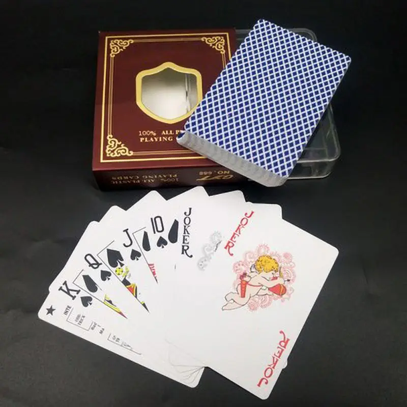 Прочные водостойкие игральные карты евро доллар дизайн Poler карты Открытый развлечения вечерние игрушки - Цвет: GYT 668L
