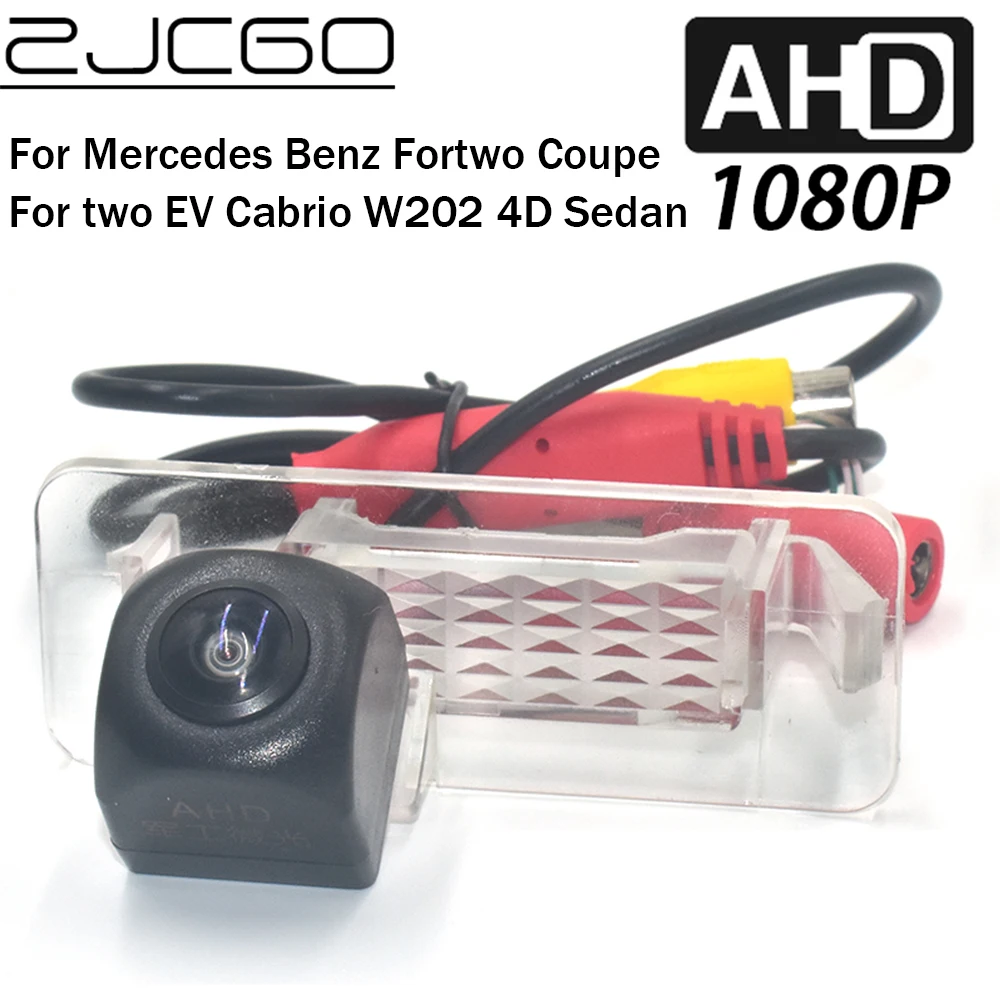

Автомобильная камера заднего вида ZJCGO AHD 1080P для Mercedes Benz Fortwo Coupe для двух EV Cabrio W202 4D Sedan