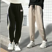 Новые весенние спортивные штаны для больших мальчиков повседневные штаны для мальчиков и девочек детские штаны D212-1