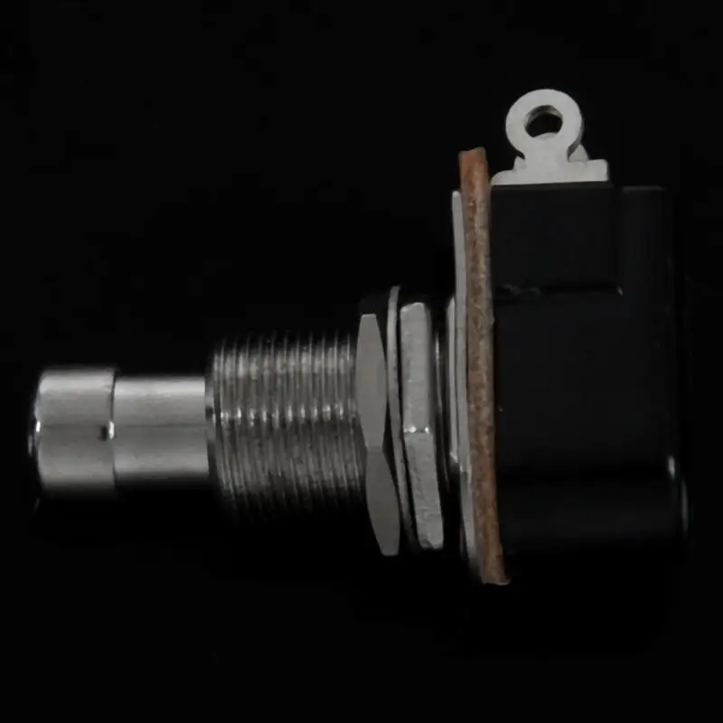 Педаль гитары 2 Pin SPST Мгновенные эффекты кнопочный ножной переключатель