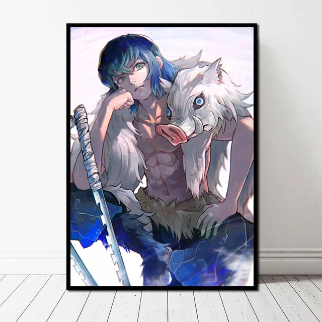 Wall Art Модульная картина Скандинавская Картина на холсте современный демон убийца Kimetsu без Yaiba Аниме Манга печатных плакат Декор для дома подарок фотографии - Цвет: Nordic WW055-13