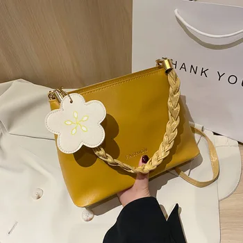 

Summer Hipster Bag 2020 New Style chao wang Red Fashion Crossbody Bag Filled with shi Versatile INS Bucket Bag