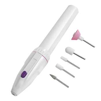 

Multi-functional 5 in1 Practical Electric Mini Nail Drill Carve Grinder Machine Classic Professional Buffer File