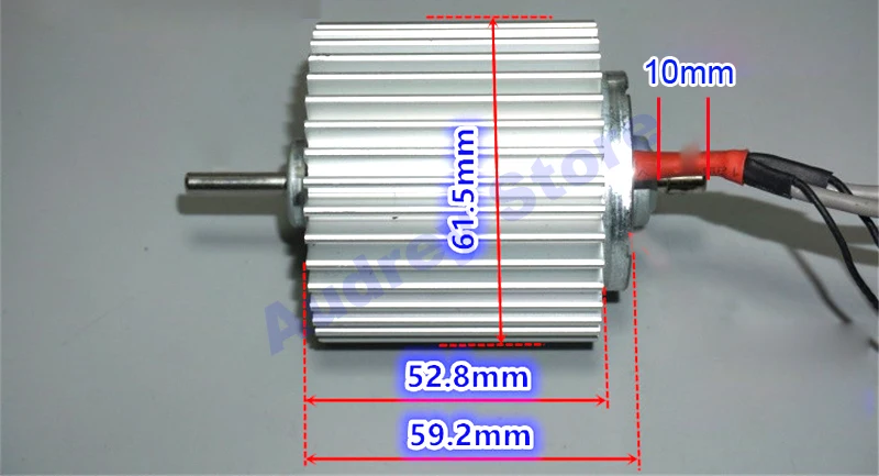Импортные подшипники B4260 бесщеточный мотор с радиатором 12-24V 2200-4500rpm низкоскоростной беззвучный 775 бесщеточный мотор