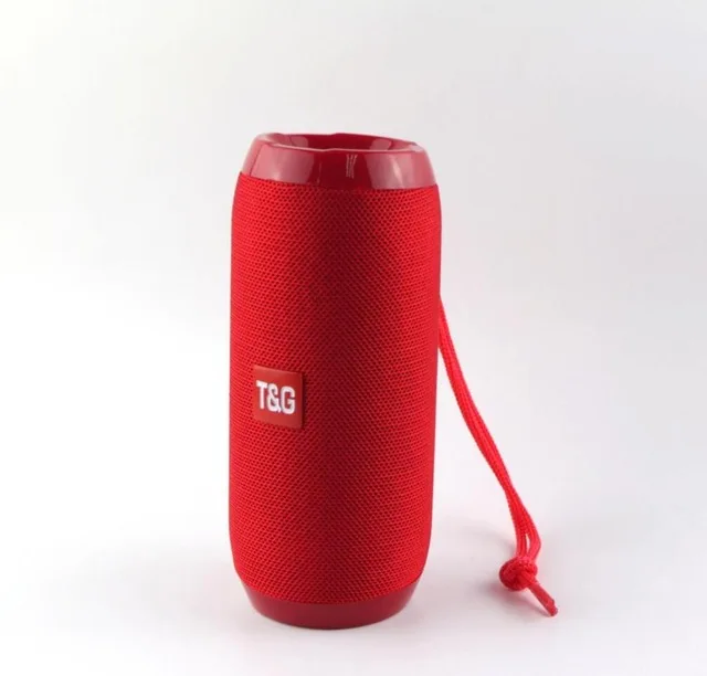 Красный TG117 Bluetooth открытый динамик водонепроницаемый портативный беспроводной Колонка громкий динамик коробка Поддержка TF карта FM радио Aux вход - Цвет: Красный