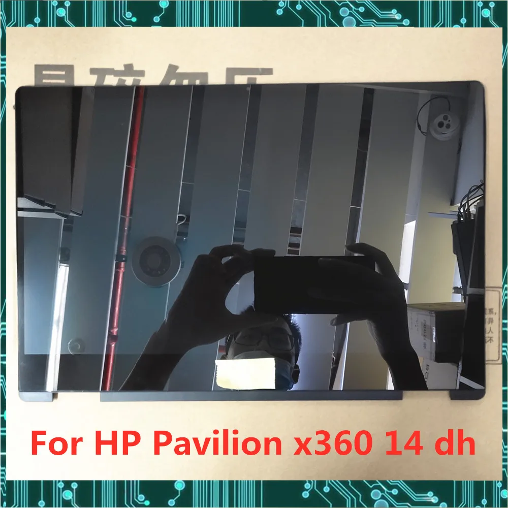 Для HP Pavilion x360 14-dh ноутбук сенсорный дигитайзер ЖК-дисплей светодиодный экран с