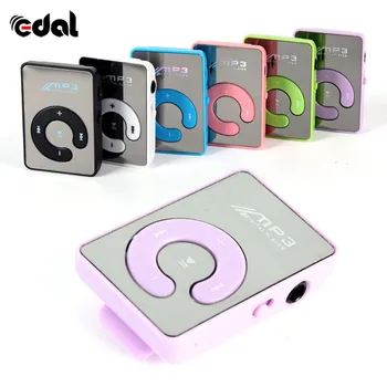 

Support 8GB SD TF Card 6 Colors Mini Mirror Clip USB Digital Mp3 Cheap Music Player
